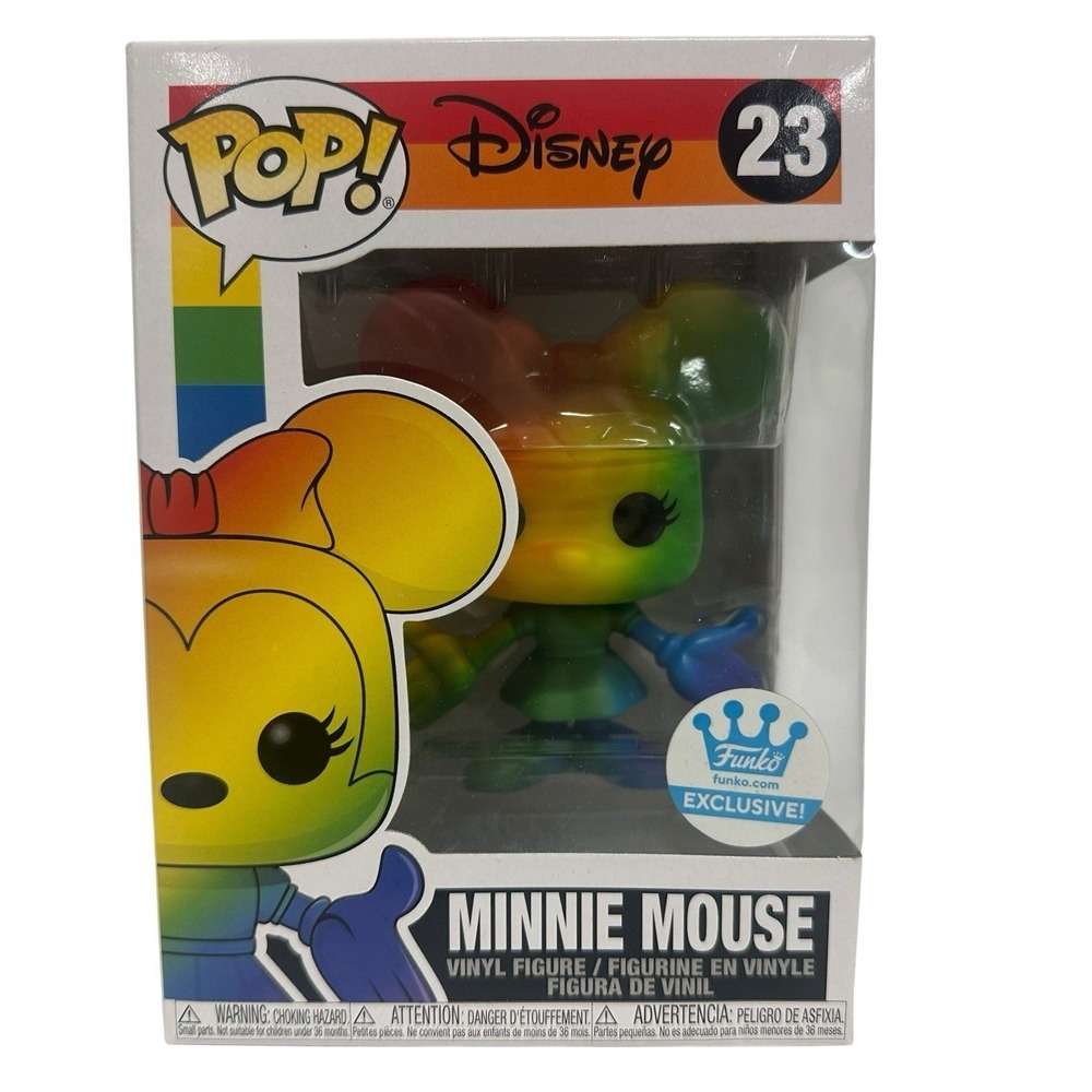 Funko Pop Disney Minnie Mouse 23 Pride Rainbow Funko Exclusive 56129